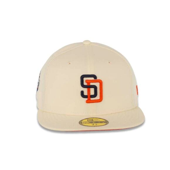 New Era San Diego Padres MLB 59FIFTY 5950 Fitted Cap Size 7 3/8 - Picture 12 of 13